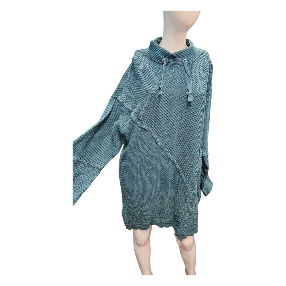 Soft Surroundings Teal Knit Sweater Womens Size 3X - Picture 2 of 9